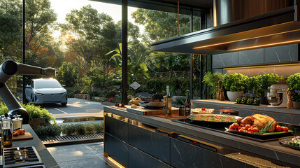 Futuristic Home: AI Revolutionizing Daily Life