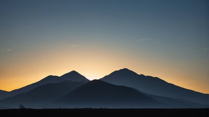a mountain range