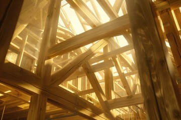Obraz premium house wooden