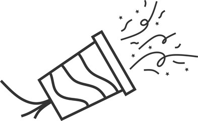New Year Confetti Icon