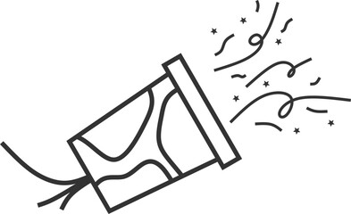 New Year Confetti Icon