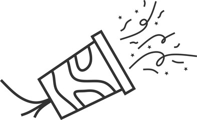 New Year Confetti Icon