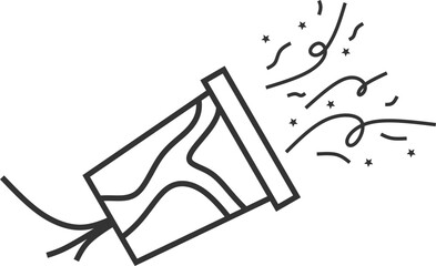 New Year Confetti Icon