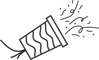 New Year Confetti Icon