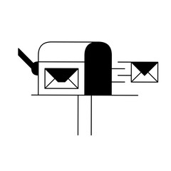 mailbox with letter