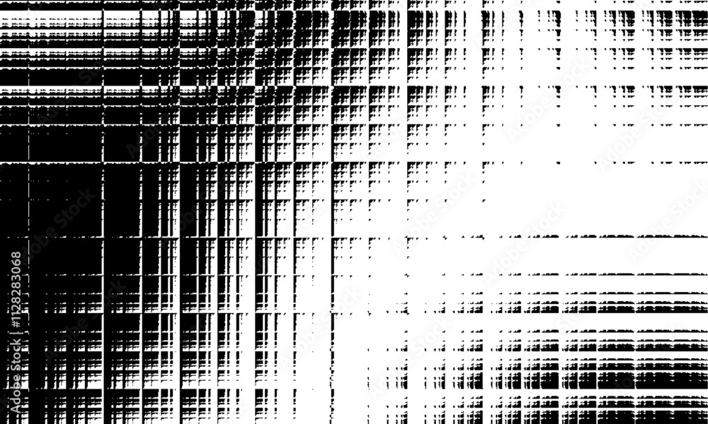 Aufkleber Modern abstract overlay transparent background texture with layers of black and gray transparent material in grunge lines in random geometric