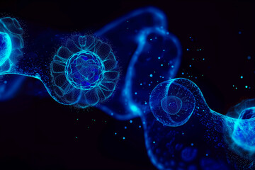 細胞の抽象的な背景