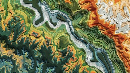 Multi-layered GIS map integrating soil, weather, and crop data for actionable insights