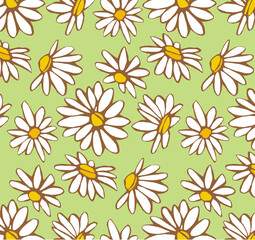 daisy flowe hand drawn design
