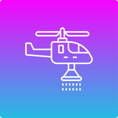 Firefighter Helicopter Icon