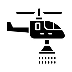 Firefighter Helicopter Icon