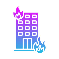 Building Fire Icon