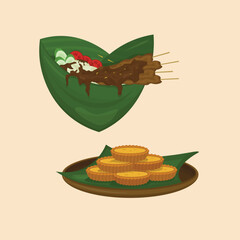 Indonesian Food Illustration 
