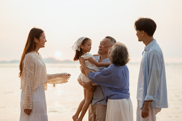 family, parent, parents, kids, children, community, cooperation, dad, elderly, alliance. A family...