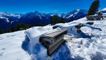 Österreich Wanderung am Penkenjoch am Zillertal/Salzburger Land