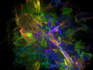 Imaginatory fractal abstract background Image