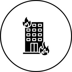 Building Fire Icon