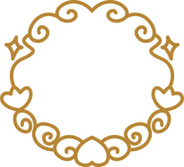 Mirror frame outline