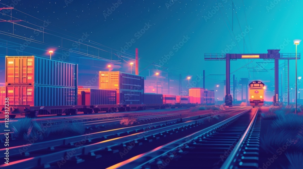 Poster digital tracking systems keep a close eye on the shipping containers ensuring efficient and secure t