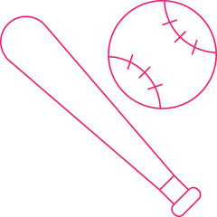 Baseball icon single vector illustration