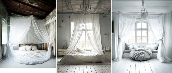 Enchanting Canopy Beds: A Dreamy Sanctuary in White