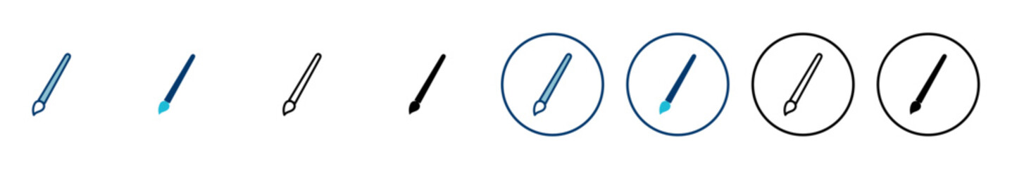 Paint icon vector isolated on white background. Paint brush vector icon. Paint roller icon