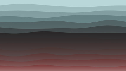 Brown, black and blue coloured wave patterned background with a flowing design