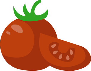 Vegetables Flat Illustration