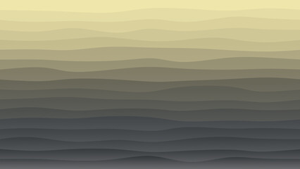 Cream and black coloured wave patterned background with a flowing design