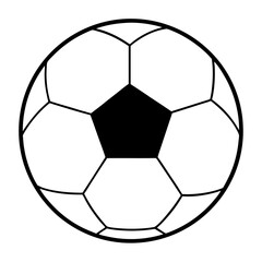 soccer ball isolated on white