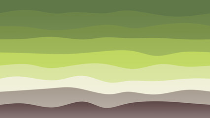 Green, white and black coloured wave patterned background with a flowing design