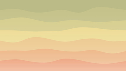 Olive green and pink coloured wave patterned background with a flowing design