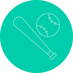 Baseball icon single vector illustration