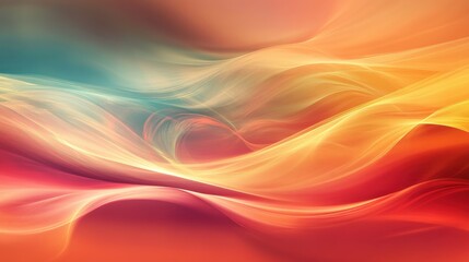Obraz premium abstract colorful waves for background or design