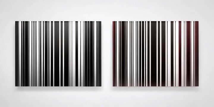 Abstract Barcode Parallelism - Conceptual Photography