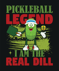 funny pickleball legend dad shirts are are great gift for pickleball t-shirt design