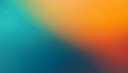 Experience the perfect blend of vibrant teal and warm orange in this dynamic gradient background