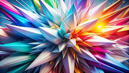 Fototapeta premium Abstract White Background Modern 3D Illustration - Dynamic Design