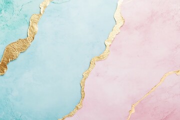 Abstract Pastel and Metallic Gradient Background with Textured Surfaces