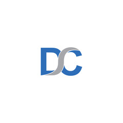 A bold and stylish DC monogram, ideal for brands seeking a modern and professional identity.