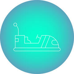 Bumper Car icon single vector illustration