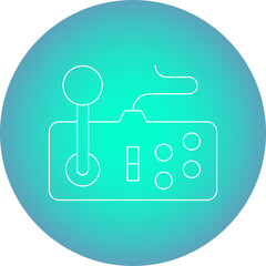 Controller icon single vector illustration