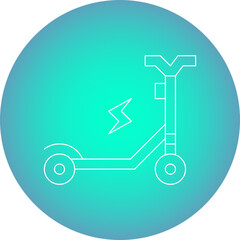 Bike icon single vector illustration