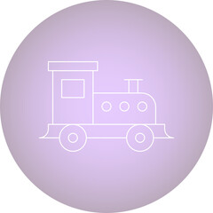 Train icon single vector illustration