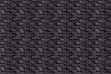 Black Brick Wall Pattern Background with Classic and Rustic Design