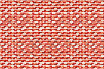 Red Brick Wall Pattern Background with Classic and Rustic Design