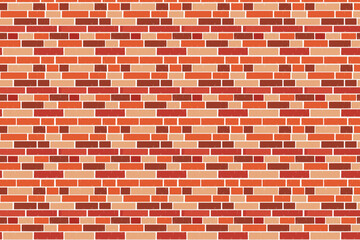 Obraz premium Red Brick Wall Pattern Background with Classic and Rustic Design