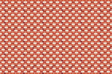 Red Brick Wall Pattern Background with Classic and Rustic Design