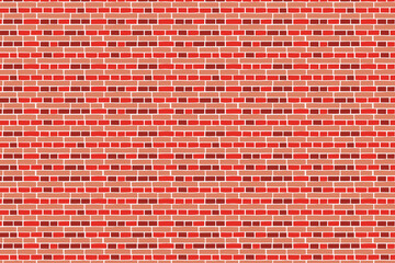Red Brick Wall Pattern Background with Classic and Rustic Design