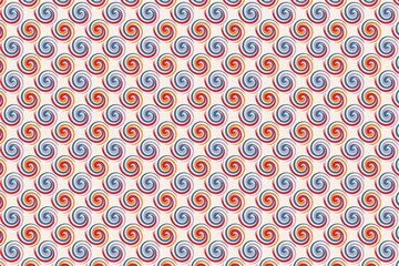 Abstract Swirl Pattern Background with Vibrant Shapes and Dynamic Design